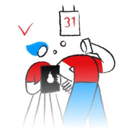 Organize an event image